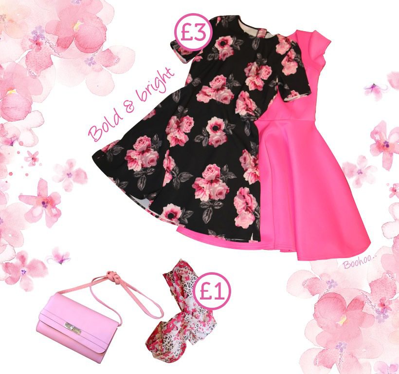 Retail pink and flowery