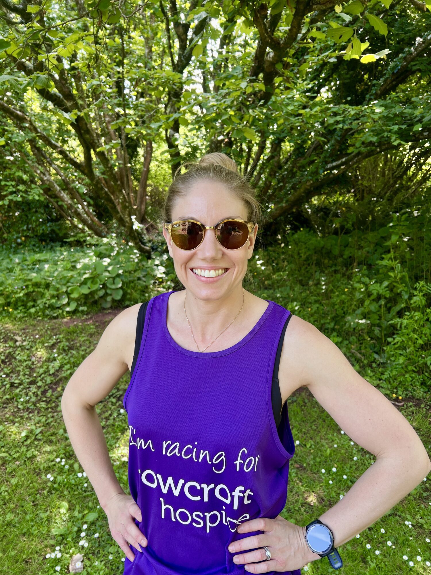 Alex Spooner is running the Torbay Half Marathon on 21 September in memory of her father, Robert Spooner, and to raise funds for Rowcroft Hospice
