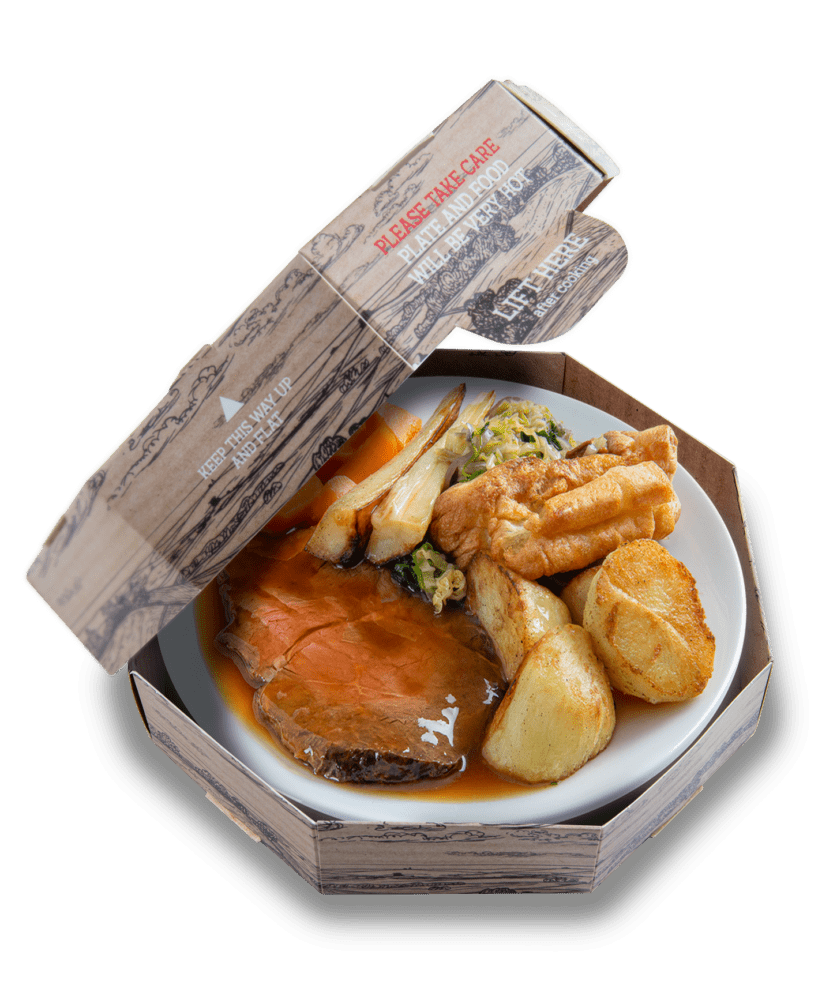 A roast dinner by Devon Farm Kitchen.