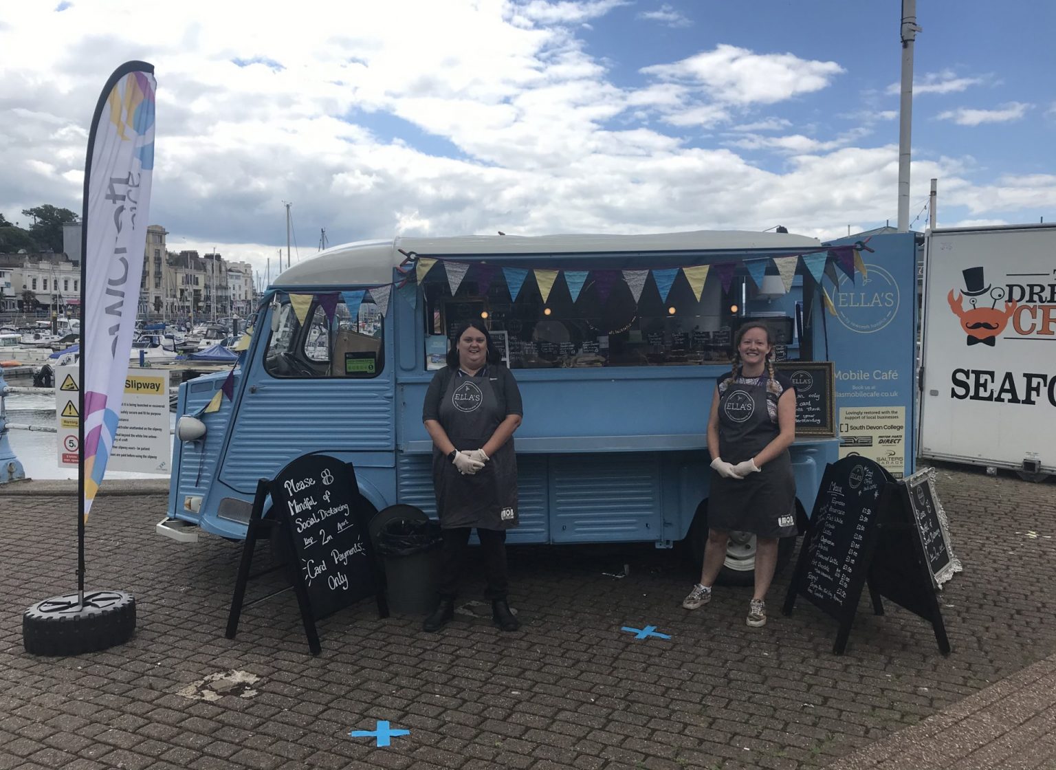 Ella’s Mobile Café gets into gear on Torquay’s harbour