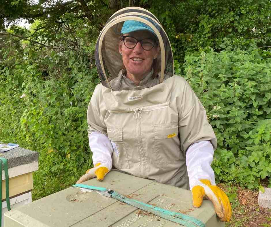 Rowcroft Hospice Bee Volunteer, Helen, smiling