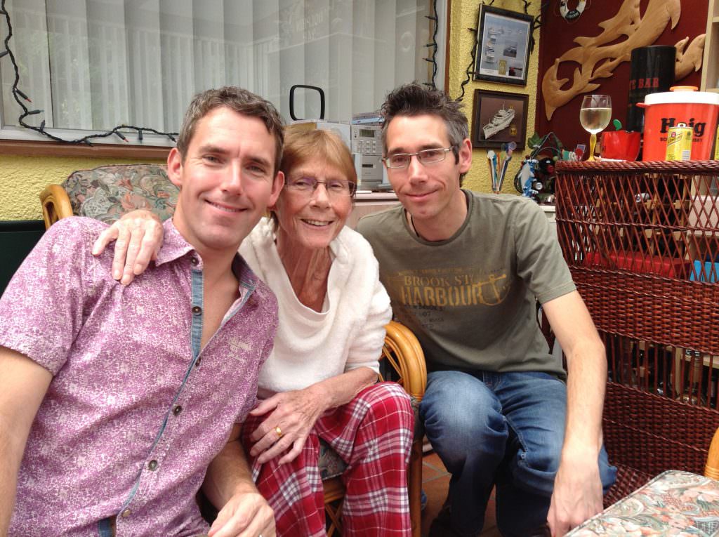 Guest Blog - Dean Elson with Mum and Brother