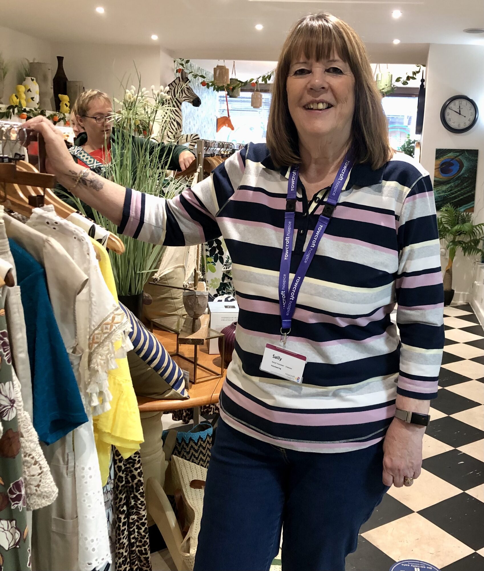 Sally Levy, Chelston Ella's cafe and shop volunteer